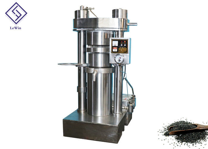 Energy Saving Hydraulic Oil Press Machine Alloy Material For Sesame Cooking Oil
